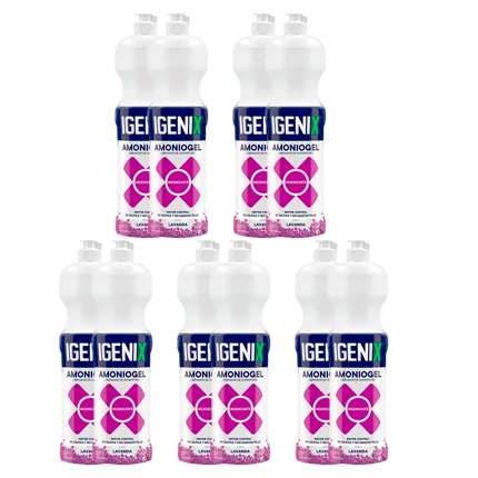 Caja Amonio Gel Igenix Lavanda 900ml x 10U