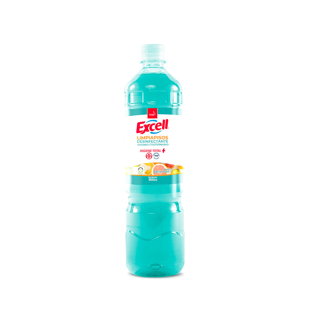 Limpiapisos Citrico Frutal Excell con desinfectante 900ml