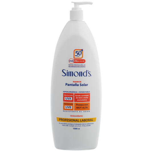 Protector Solar Simonds SPF 50+ 1 Litro