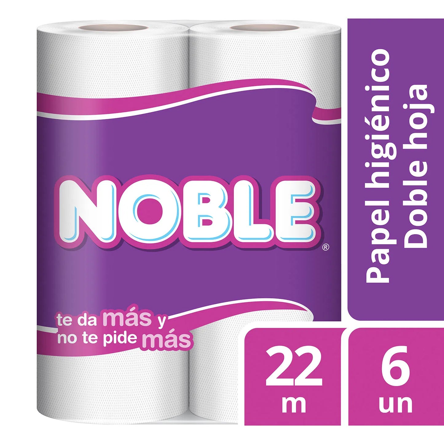 Papel Higiénico Noble DH 6 x 22 mts. (60 Rollos)