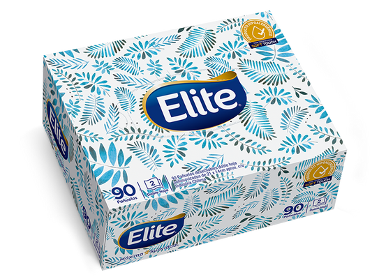Pañuelos Desechables Elite con Diseño 90U