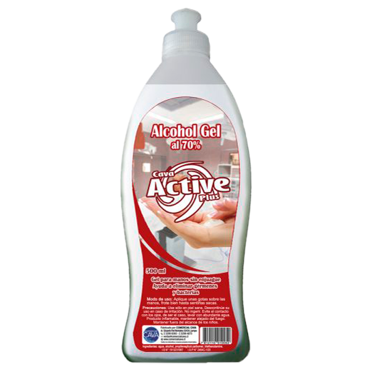 Alcohol Gel Active 500ml con ISP