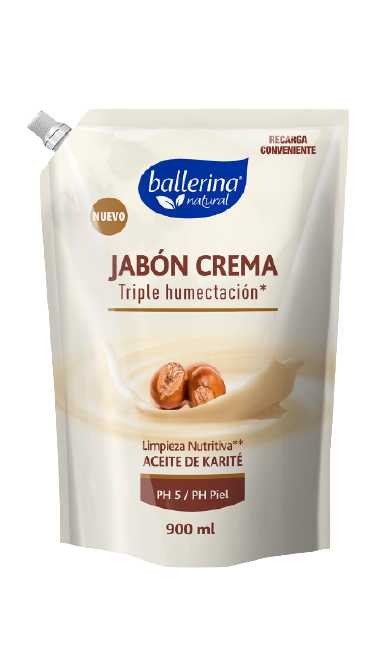 Jabon Ballerina 750 ml - Linea Jabon Crema