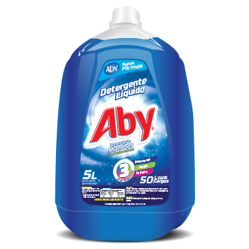 Detergente Liquido Aby 5 Litros Remueve Manchas