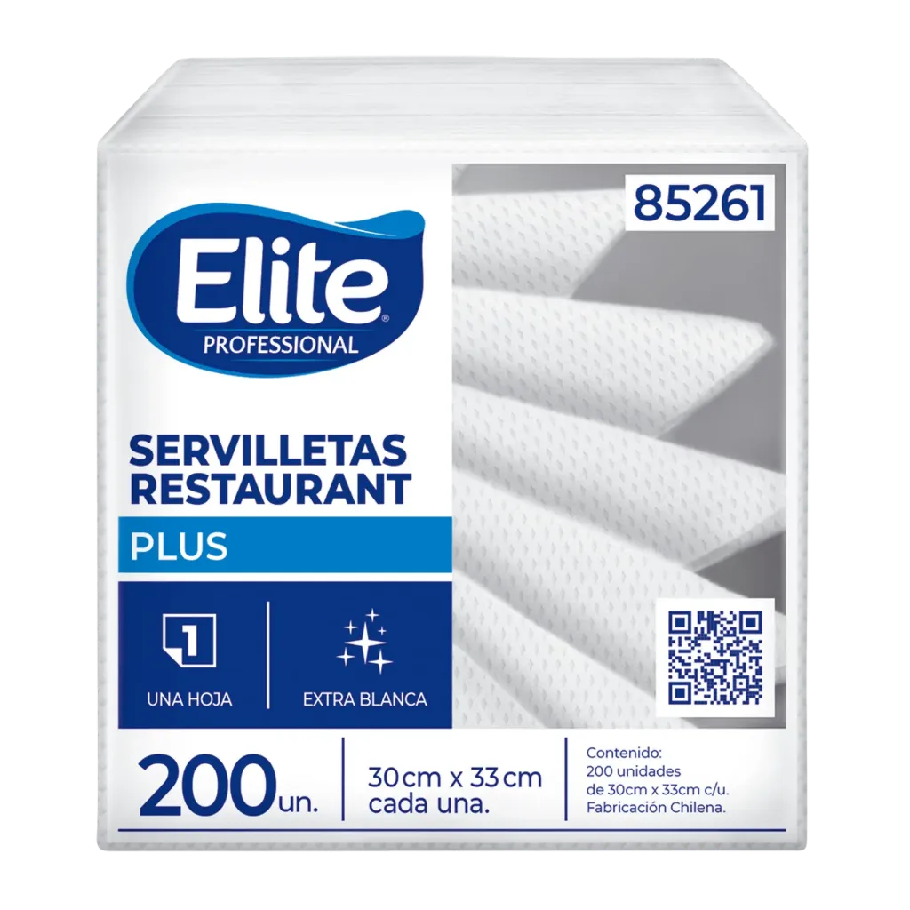 Servilleta Elite 200U 30x33 Restaurant x 12