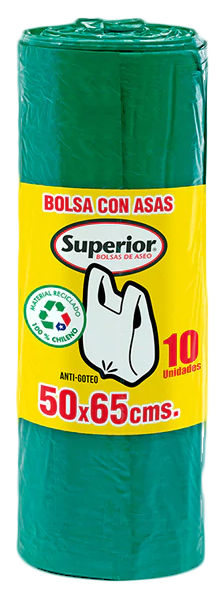 [BDB0294] Bolsa De Basura 50x65x10 Superior con Asas
