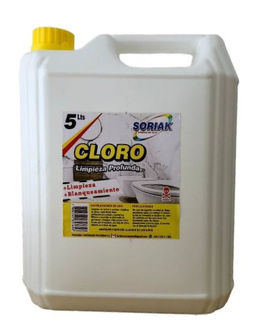 [CD50367] Cloro Desinfectante 5L Soriak