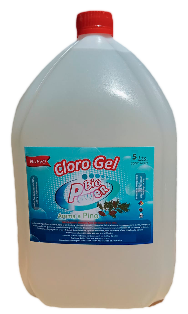[CG50464] Cloro Gel 5L BioPower
