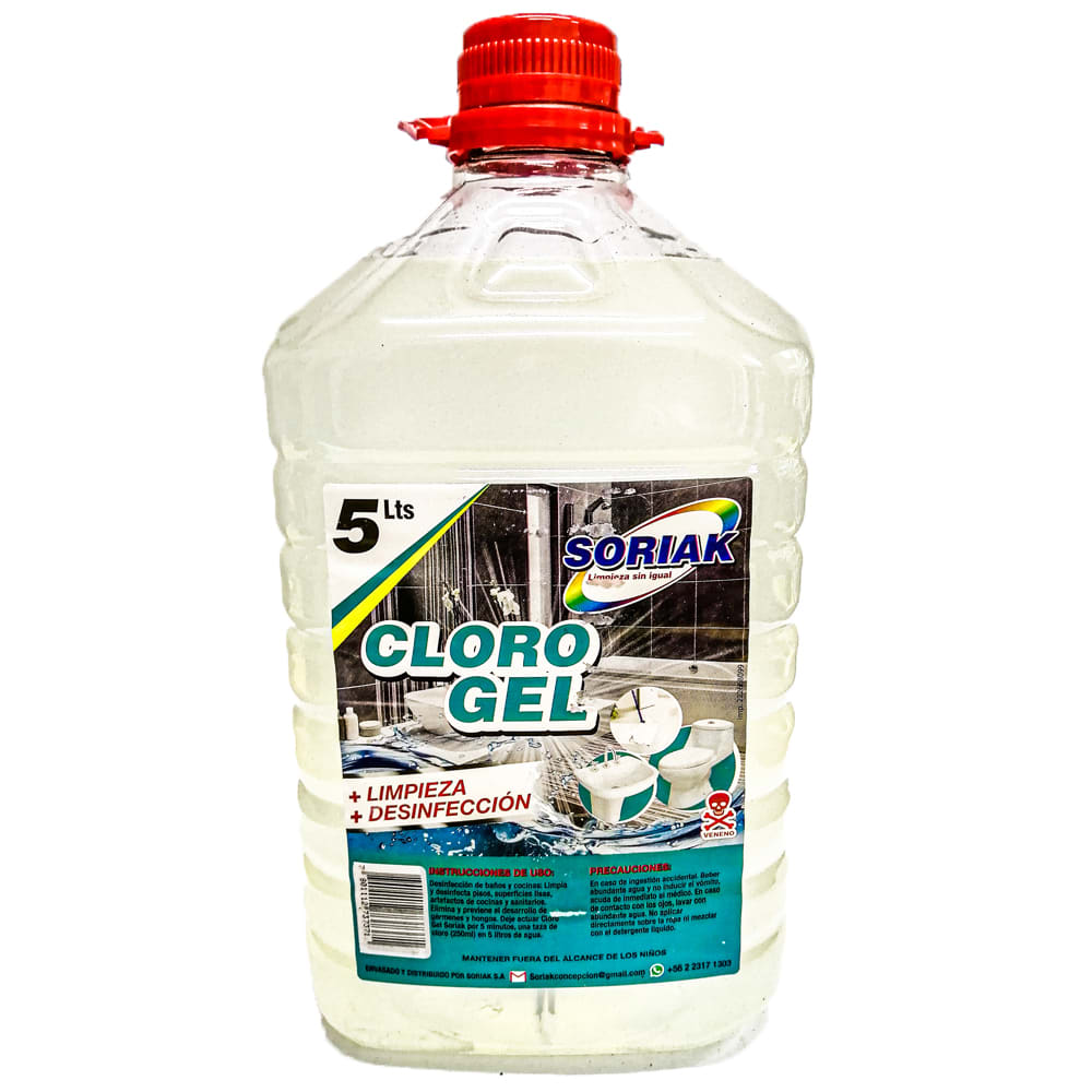 [CGS0382] Cloro Gel Soriak 5L