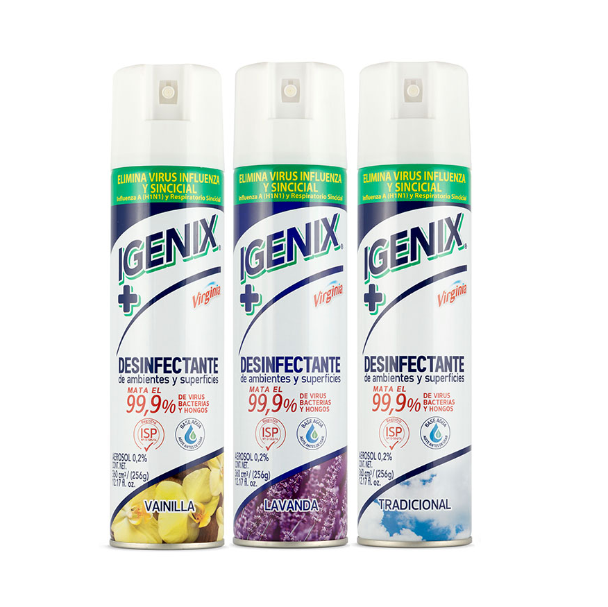 [DAILA0064] Desinfectante Aerosol Igenix 360grs