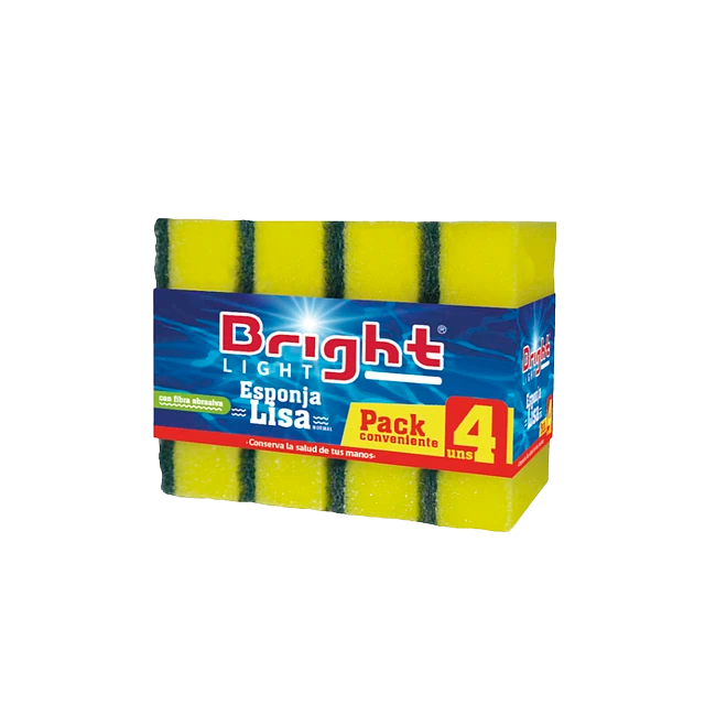 Esponja Lisa Bright Light x 4