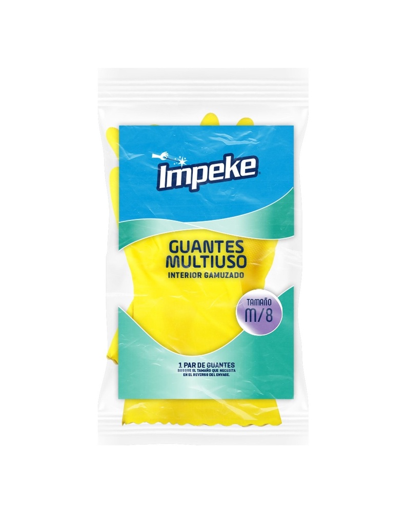 [GLMM0136] Guante Latex Multiuso Impeke