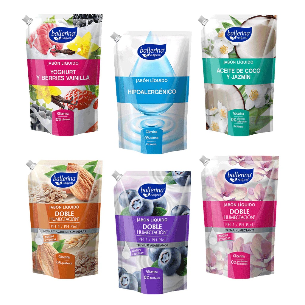 [JB7CR0415] Jabon Ballerina 750 ml - Aromas