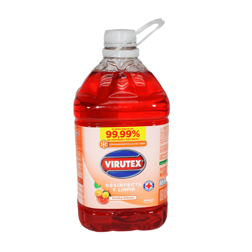 Limpiapisos (nanoparticulas) con Desinfectante Virutex 4L - Aromas
