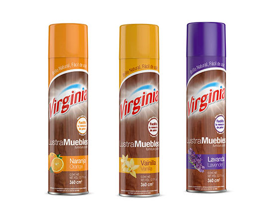 [LV50453] Lustramuebles Virginia 360cc Aerosol - Aromas