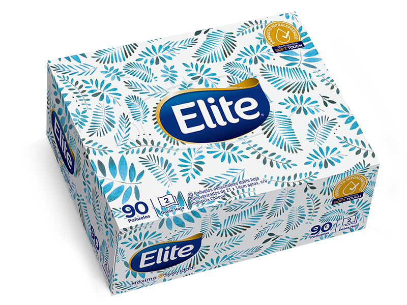 Pañuelos Desechables Elite con Diseño 90U