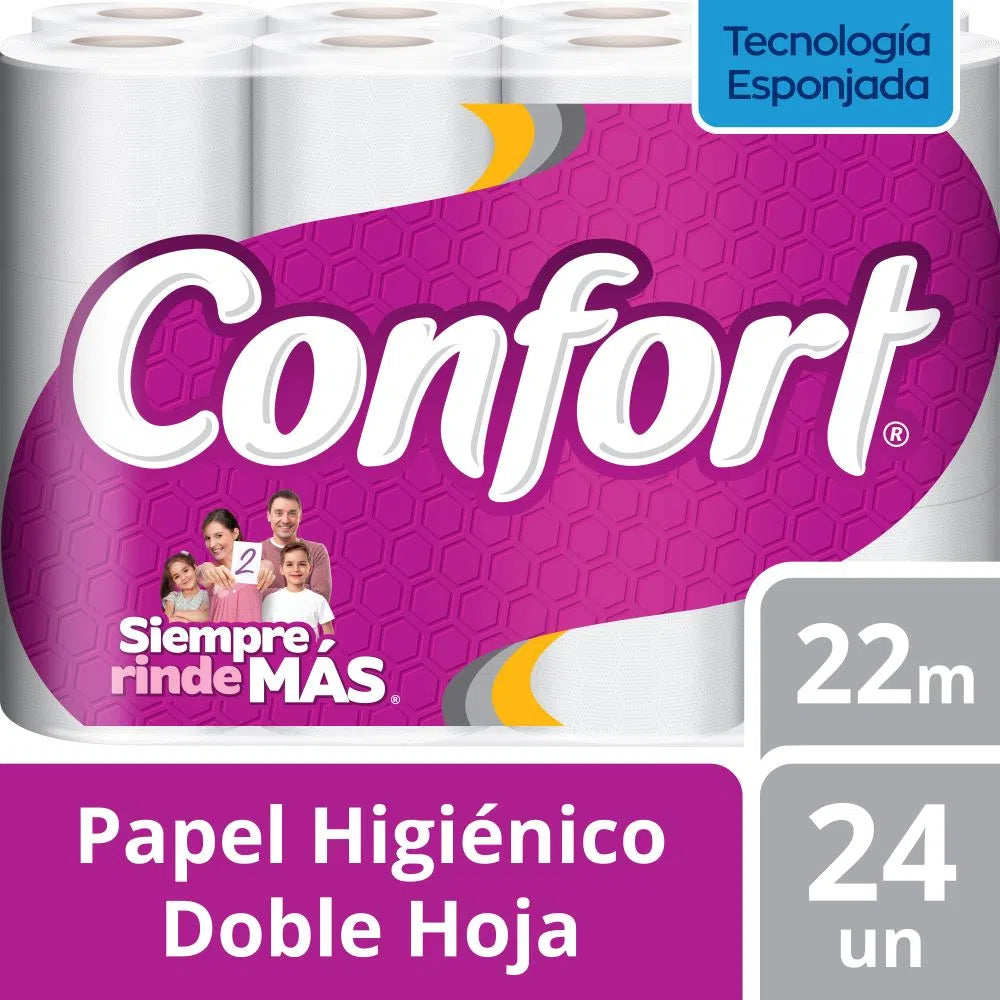 [PHC0321] Papel Higienico Confort DH 24x22Mt x Manga (48 Rollos)