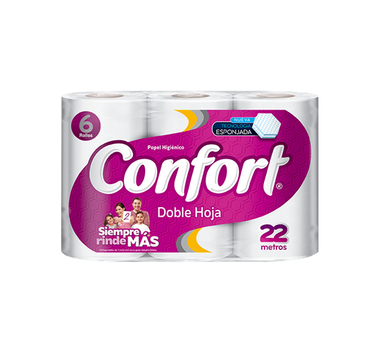 Papel Higienico Confort DH 6x22Mt x Manga (48 Rollos)