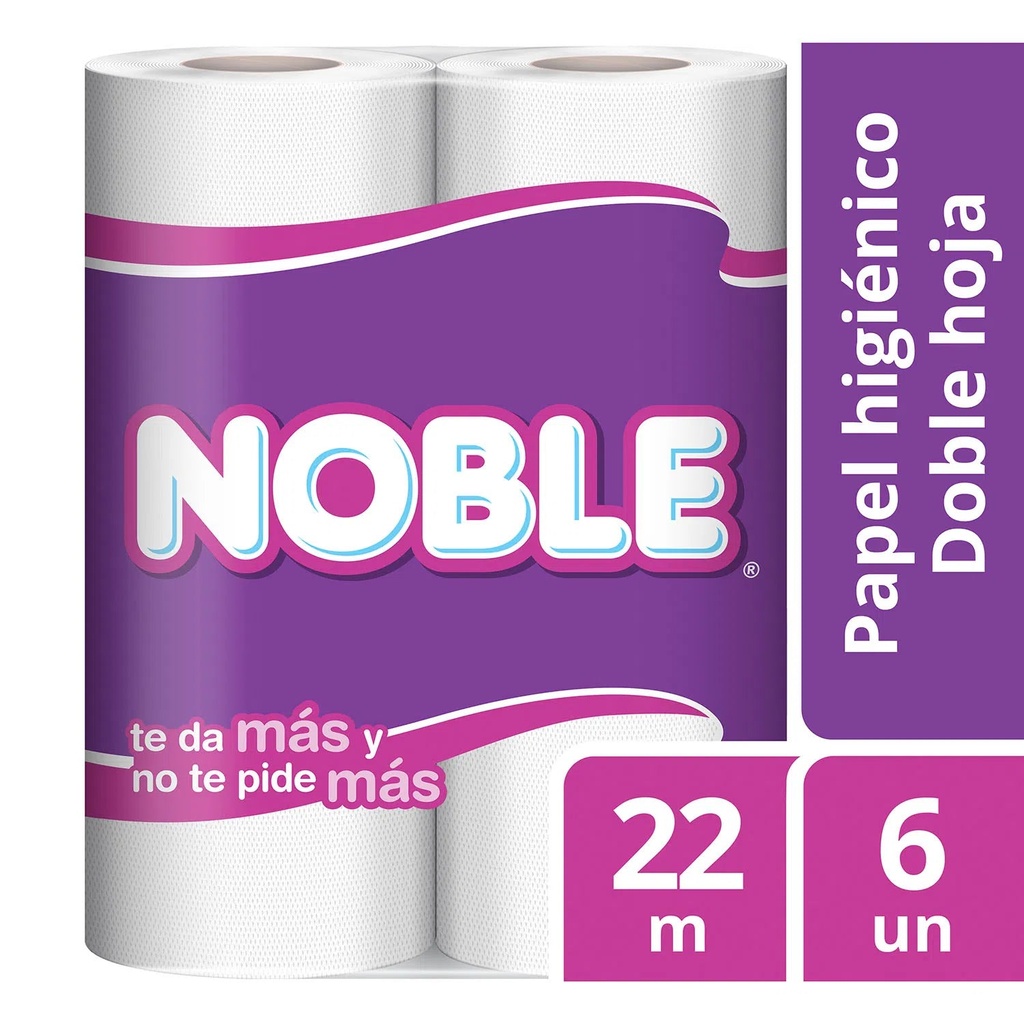 [PHN0349] Papel Higiénico Noble DH 6 x 22 mts. (60 Rollos)