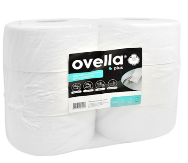 [PHO0355] Papel Higiénico Ovella Plus 6x500 HS