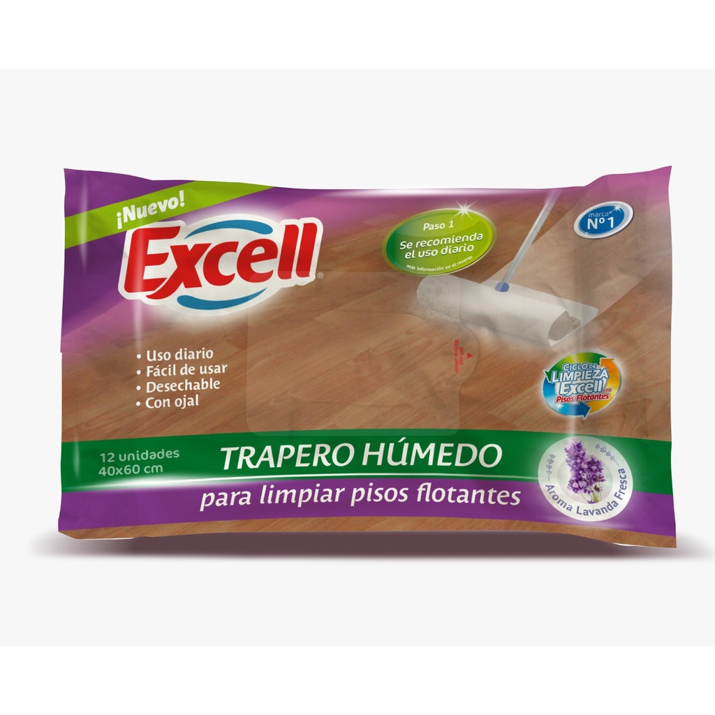 [THPLA0021] Traperos Húmedos Piso Flotante Excell