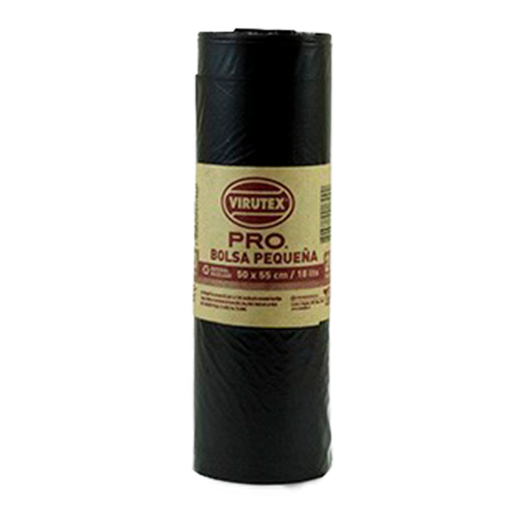 [BBN0050] Bolsa Basura Negra 50X55 x 18U. Virutex Biorollo