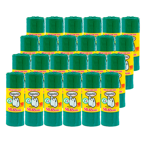 [BDB0293] Bolsa De Basura 50x65 Superior x24U con Asas