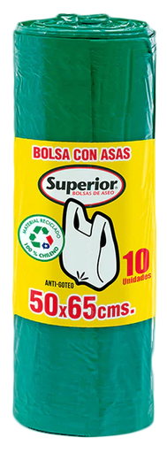 [BDB0294] Bolsa De Basura 50x65x10 Superior con Asas