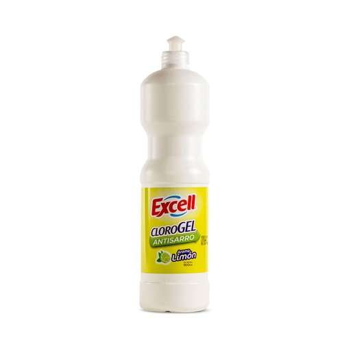 [CGA0005] Cloro Gel Antisarro Limon Excell 900 Cc