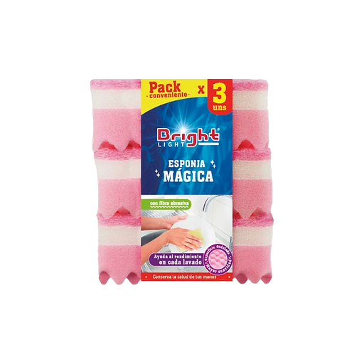 [EMB0218] Esponja Mágica Bright Light x 3