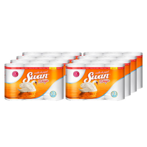[TDP0154] Toalla de Papel Swan 3x13 mts x Manga (24 Rollos)