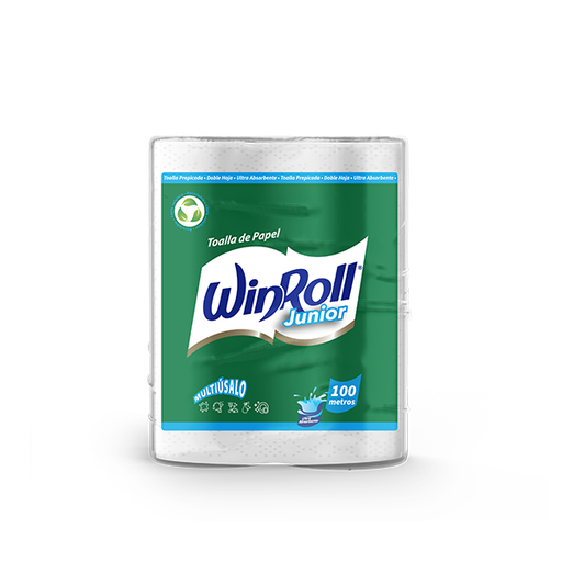 [TDP0156] Toalla de Papel Winroll Junior Prepicada 6x100 DH (6 Rollos)