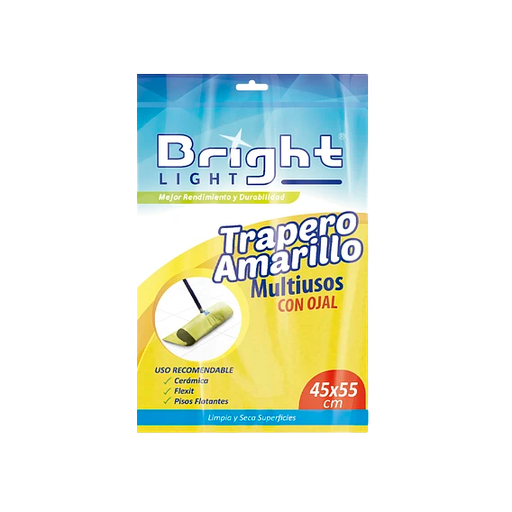 [TAG0215] Trapero Aseo Gamuza Amarillo 45x55 Bright Light