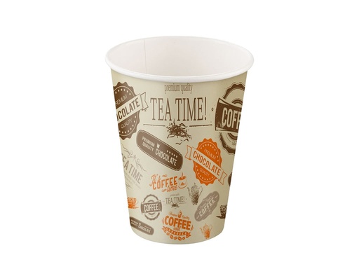 [VP80400] Vaso Polipapel 8oz con Diseño (240ml) x 50 (Manga)